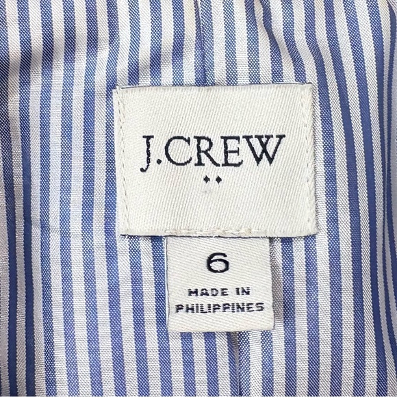 J. CREW Holland Tan Herringbone Wool Tweed Blazer NWOT Size 6 - Picture 10 of 11